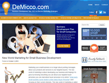 Tablet Screenshot of demicco.com